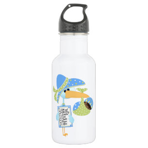 Bouteille D'eau Baby shower Bouteille-travaux 32 oz