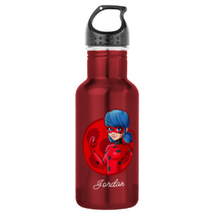 Bouteille D'eau Badge rouge Ladybug