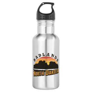 Bouteille D'eau Badlands North Dakota Retro