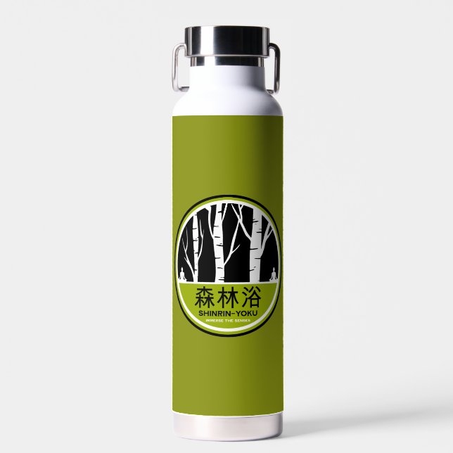 Bouteille D'eau Baignade dans la forêt de Shinrin Yoku (Avant)
