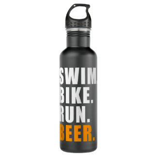 BOUTEILLE D'EAU BAIN À VÉLO BIÈRE TRIATHLETE TRIATHLON SPORT CADEA