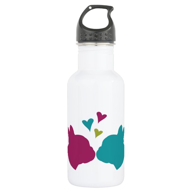 Bouteille D'eau Baiser de Français (Devant)