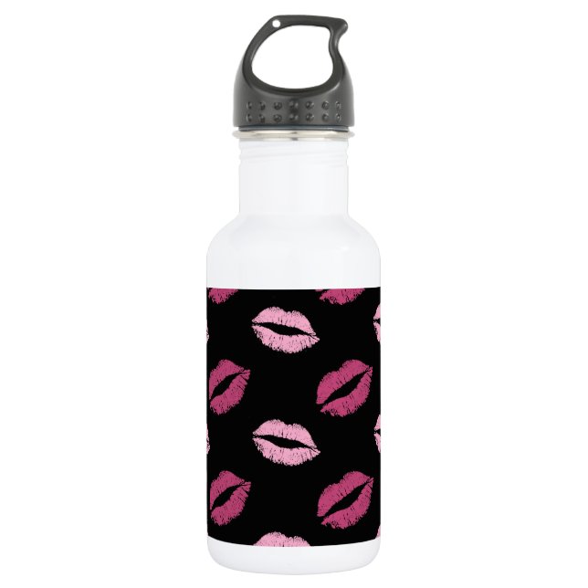 Bouteille D'eau Baisers roses (Devant)