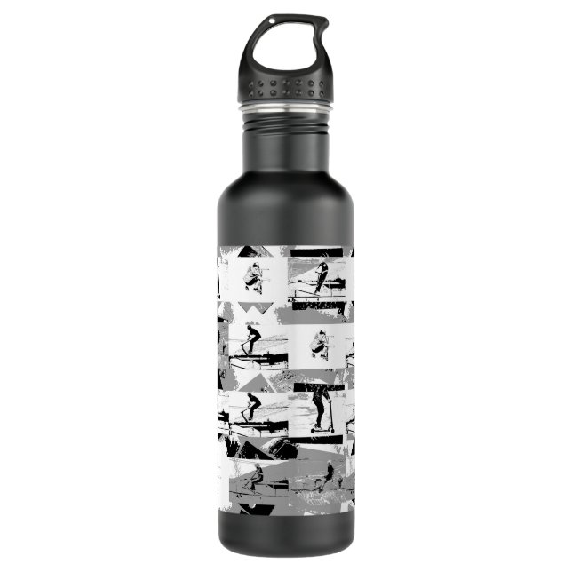 Bouteille D'eau Balayons autour - Stunt Scooter Rider (Devant)