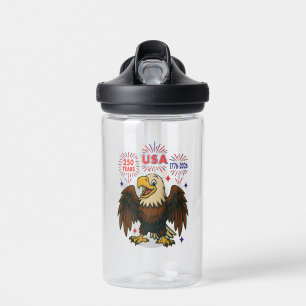 Bouteille D'eau Bald Eagle avec Fireworks - USA 250 ans 1776-2026