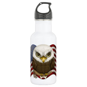 Bouteille D'eau Baldwin Eagle chauve mignon