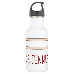 Bouteille D'eau Ballet personnalisé Barre Ballerina Enseignant de