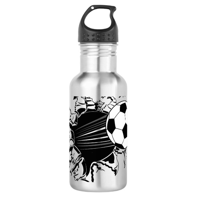 Bouteille D'eau Ballon de football éclatant (Devant)