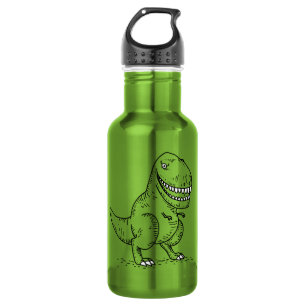 Bouteille D'eau Bande dessinée fraîche moyenne du dinosaure T Re