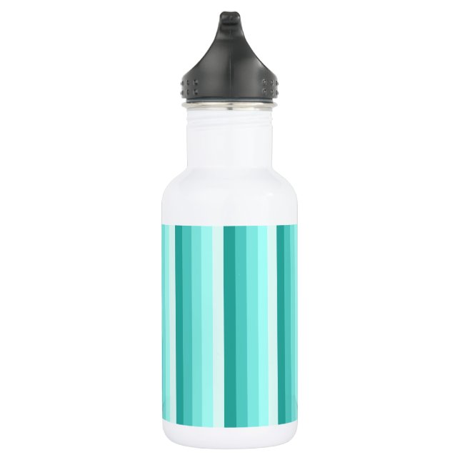 Bouteille D'eau Bandes d'ombre turquoise (Droite)