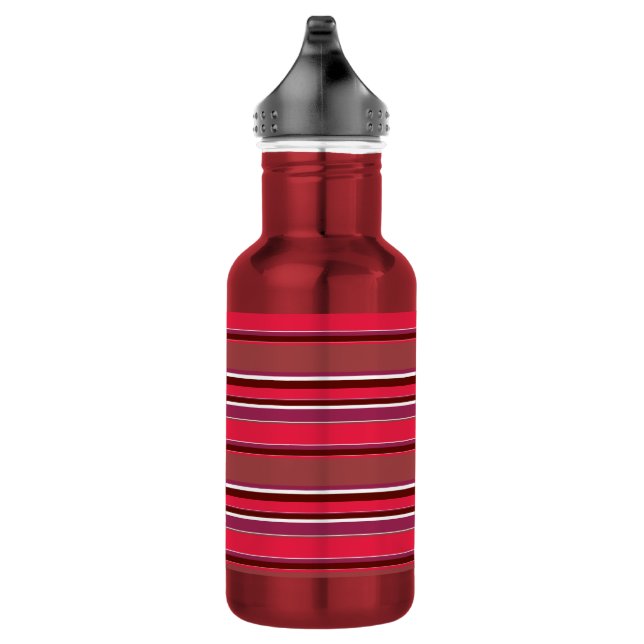 Bouteille D'eau Bandes rouges (Droite)