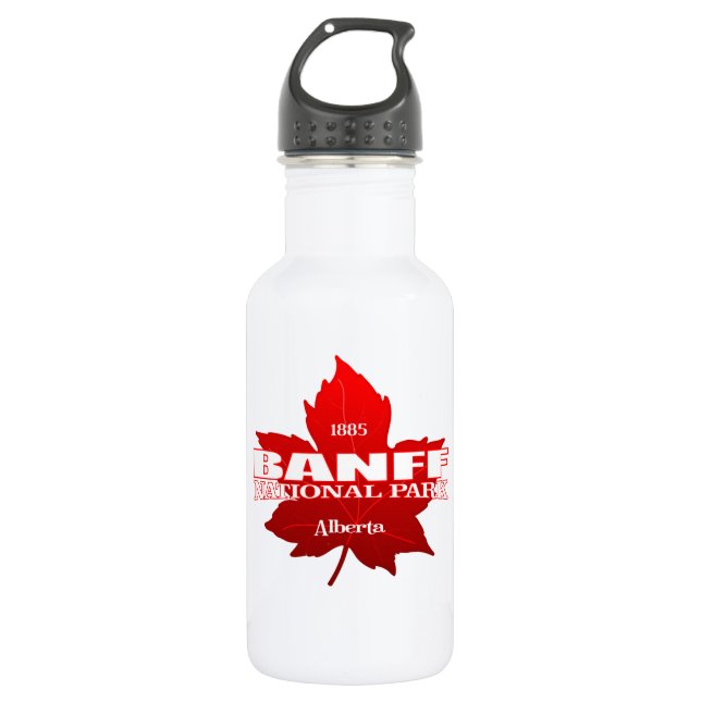 Bouteille D'eau Banff NP (feuille d'érable) (Devant)