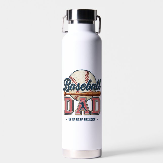 Bouteille D'eau Baseball Papa - Classique (Avant)