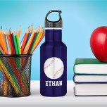 Bouteille D'eau Baseball Personnalisé Enfants<br><div class="desc">Conception personnalisée pour vos petits athlètes et amateurs de sport.</div>