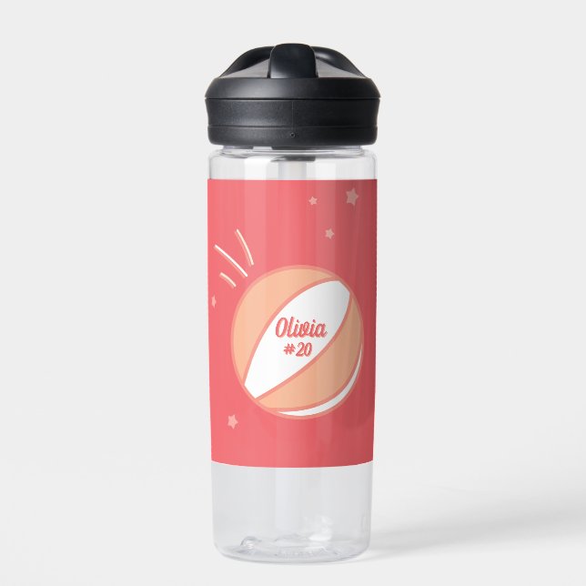 Bouteille D'eau Basketball Numéro de nom personnalisé (Extérieur)