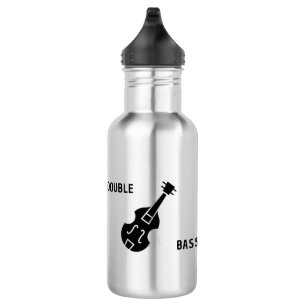 Bouteille D'eau Basse double en noir