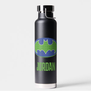 Bouteille D'eau Batman   Symbole pourpre et vert