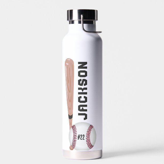 Bouteille D'eau Batte et balle de baseball (Gauche)