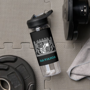 Bouteille D'eau Bavière Fitness & Armoiries bavaroises / drapeau