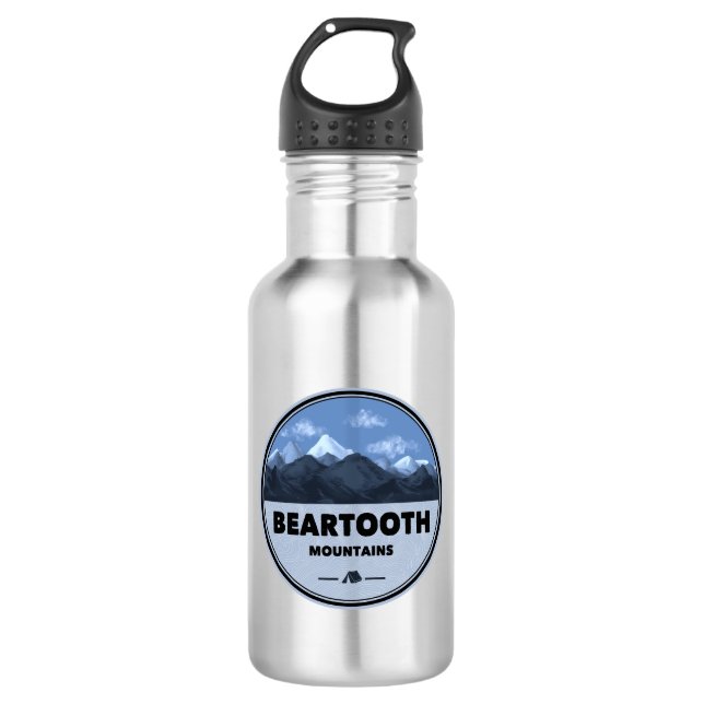 Bouteille D'eau Beartooth Mountains Montana Wyoming Camping (Devant)