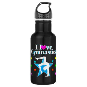 BOUTEILLE D'EAU BEAU BLEU J'ADORE LE DESIGN GYMNASTIQUE