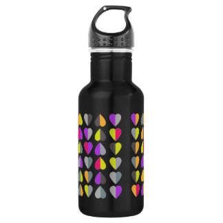 Bouteille D'eau Beau coeur coloré