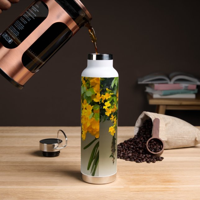 Bouteille D'eau Beauté Fleur d'Or (Gym)