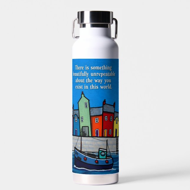 Bouteille D'eau Beautifully Unrepeatable Inspirational Coastal  (Avant)