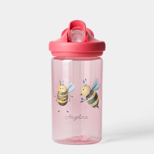Bouteille D'eau Bébé abeilles caricaturées Personnalisées