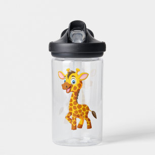 Bouteille D'eau Bébé girafe mignon souriant dessin animé-35280