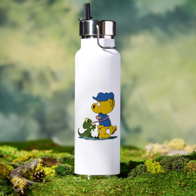 Bouteille D'eau Bébé lézard de Ferald (Extérieur (pivotée))