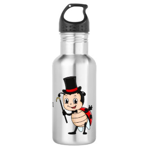 Bouteille D'eau Bébé mignon avec chapeau et dessin animé de cravat