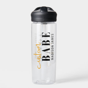 Bouteille D'eau Bébé Personnalisé Drôle Dire Nom Personnalisé