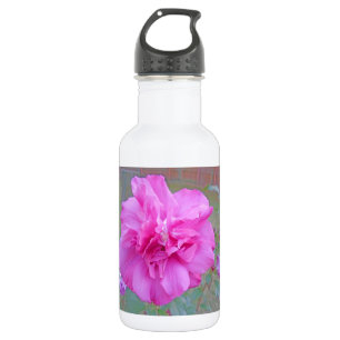 Bouteille D'eau Belle Rose Fuchsia en Fleur