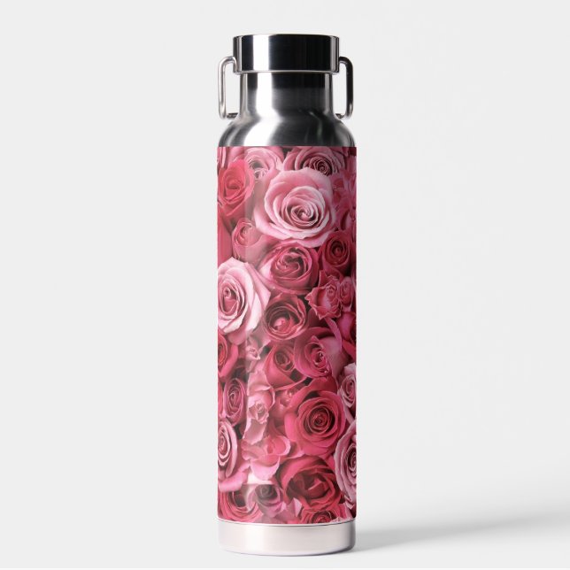 Bouteille D'eau Belles roses roses (Avant)