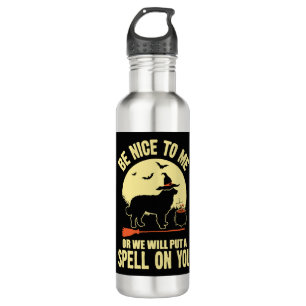 Bouteille D'eau Bernese Mountain Dog Spell on You Halloween Costum