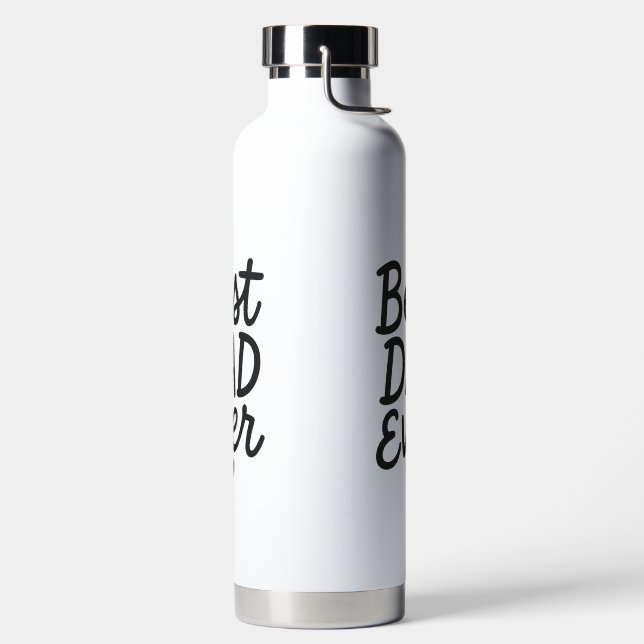 Bouteille D'eau Best Dad Ever - Fête des pères Conception cadeau p (Droite)