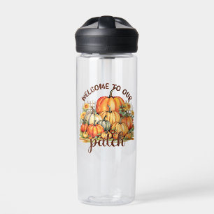 Bouteille D'eau Bienvenue dans notre Patch - Cosy Citrouille Patch
