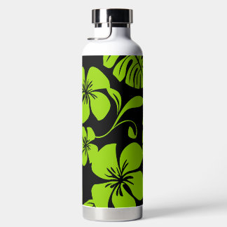 BOUTEILLE D'EAU BIKINI ROSE (NOIR/LIME)