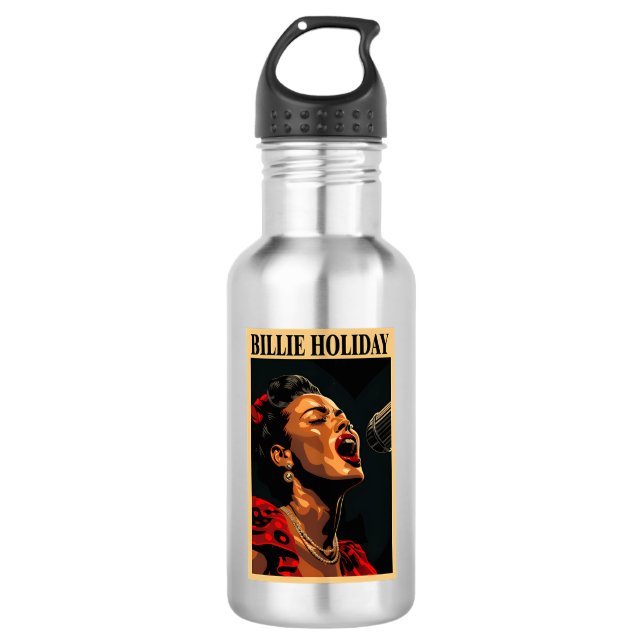 Bouteille D'eau Billie Holiday (Devant)