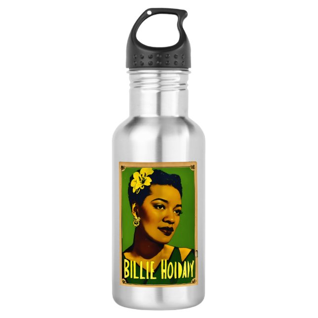 Bouteille D'eau Billie Holiday (Devant)