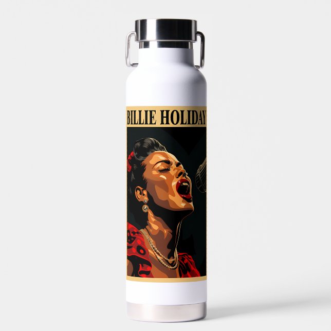 Bouteille D'eau Billie Holiday (Avant)