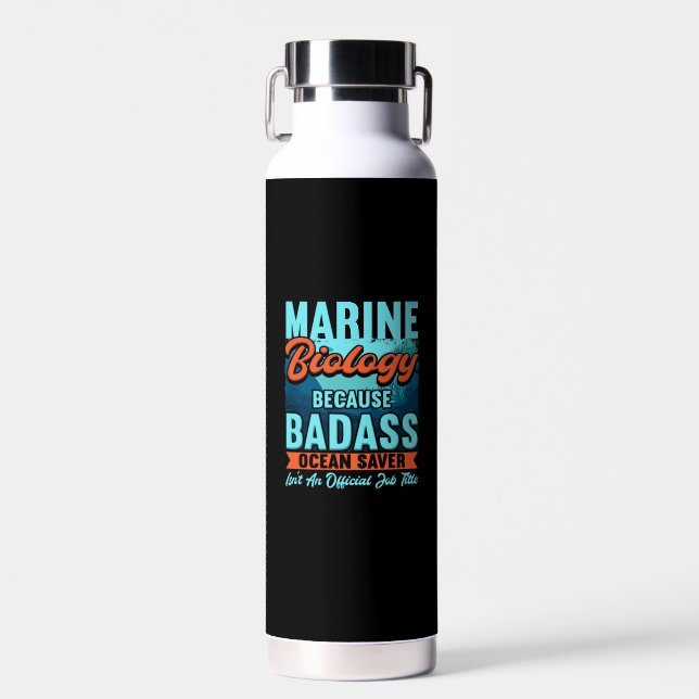 Bouteille D'eau Biologiste marin (Avant)