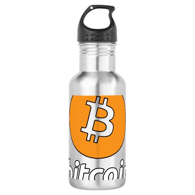 Bouteille D'eau Bitcoin Logo CryptoCurrency BTC Sweat - shirt à ca (Devant)