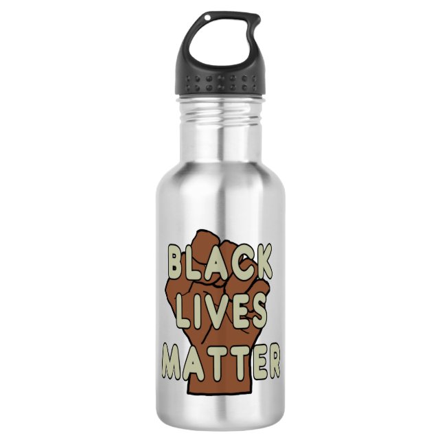 Bouteille D'eau Black Lives Matter BLM (Devant)