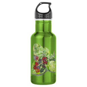 Bouteille D'eau BlackBerry vert et rouge