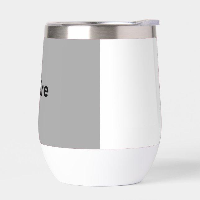 Bouteille d'eau blanche et grise  (Gauche)