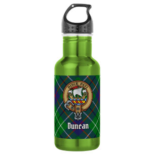 Bouteille D'eau Blason du clan Duncan sur tartan