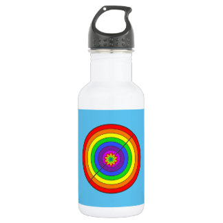 Bouteille D'eau Bleu et arc-en-ciel