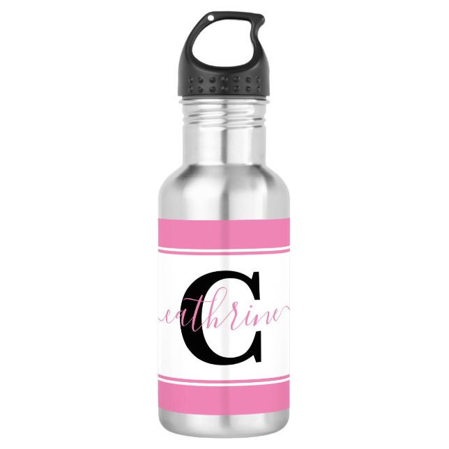 Bouteille D'eau Bloc de couleur personnalisé (Devant)